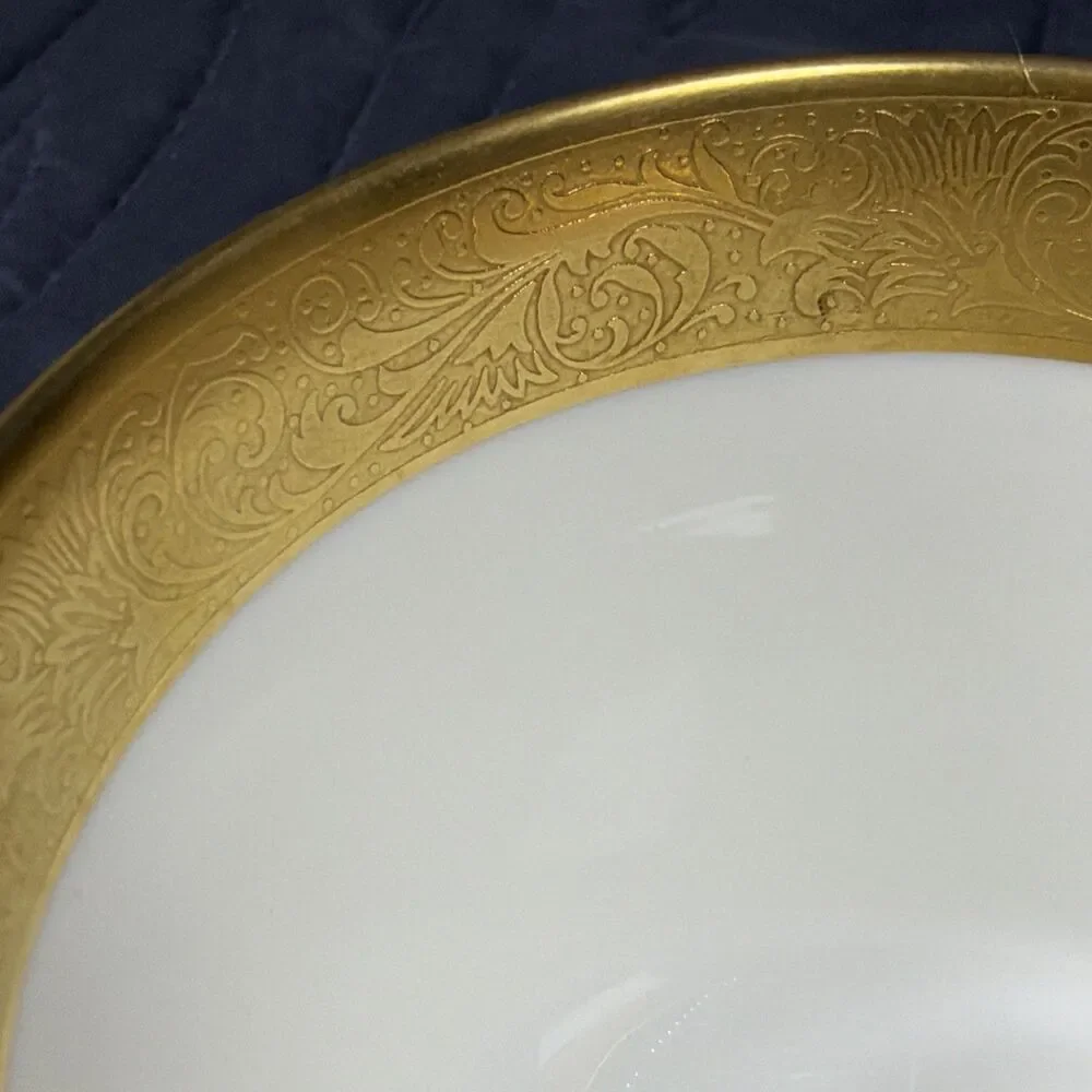 Mikasa Harrow Bone China Footed Cup Narumi Japan Gold Rim A1-129